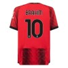 Officiële Voetbalshirt AC Milan Brahim 10 Thuis 2023-24 - Heren